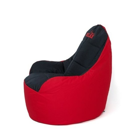 Poef GO GIFT Zwart Rood Oxford tejido antidesgarros
