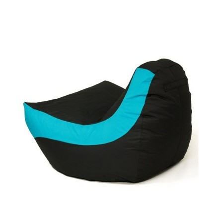 Puff GO GIFT Azul Negro Oxford tejido antidesgarros 140 x 100 x 100 cm 2