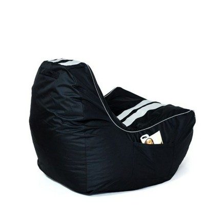 Pouf GO GIFT Blanc Noir Oxford tejido antidesgarros 140 x 100 x 100 cm 2