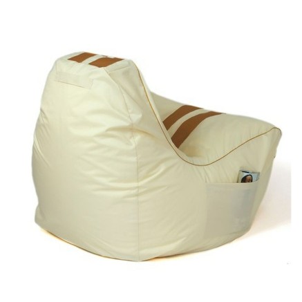 Poef GO GIFT Goud Beige Oxford tejido antidesgarros 140 x 100 x 100 cm 2