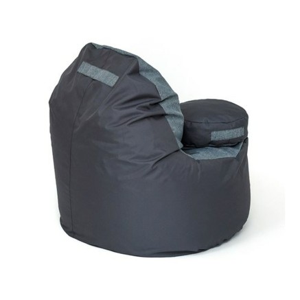 Puff GO GIFT Grau Graphit Oxford tejido antidesgarros 120 x 80 x 80 cm 2
