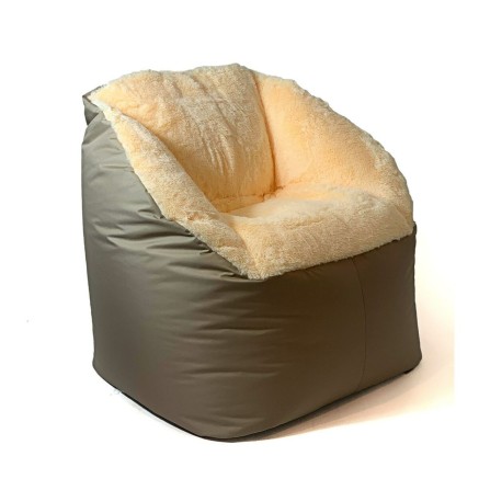 Pouf GO GIFT Crème Oxford tejido antidesgarros 2