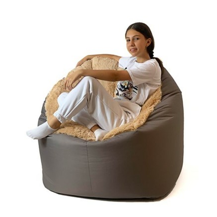 Puff GO GIFT Bronce Oxford tejido antidesgarros 2