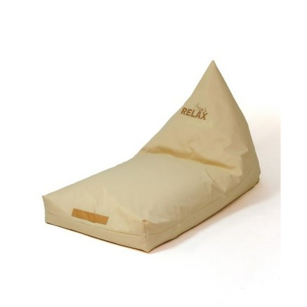 Poef GO GIFT Beige Oxford tejido antidesgarros