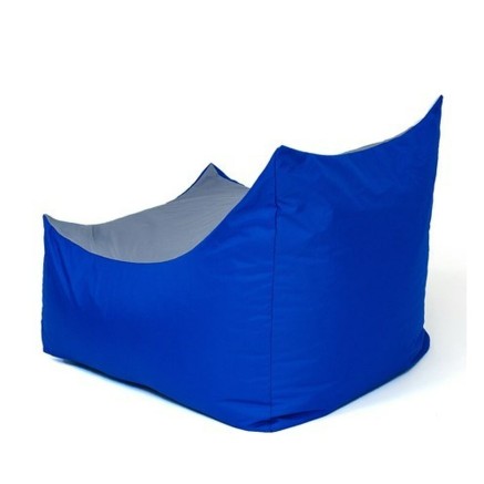 Puff GO GIFT Blau Grau Oxford tejido antidesgarros 2