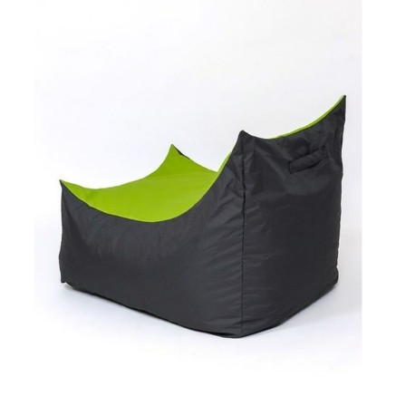 Pouf GO GIFT Noir Vert Oxford tejido antidesgarros 2