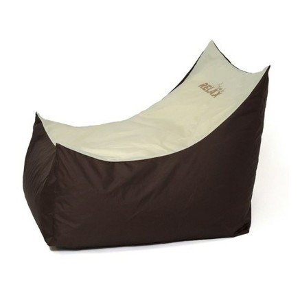 Pouffe GO GIFT Cream Bronze Oxford tejido antidesgarros 2