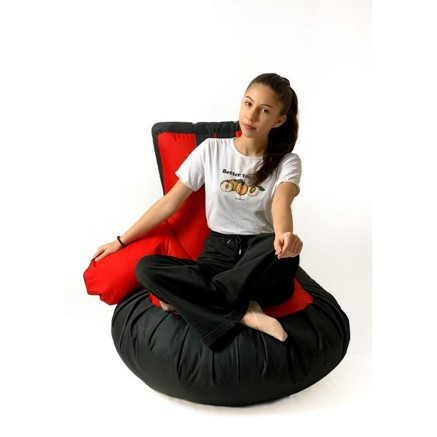 Puff GO GIFT Negro Rojo Oxford Guante de boxeo 130 x 90 cm 2