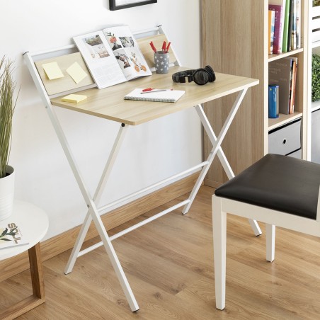Inklapbaar bureau met schap Tablezy InnovaGoods