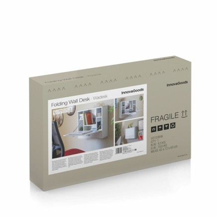 Vouwbaar Wandbureau Wadesk InnovaGoods 2