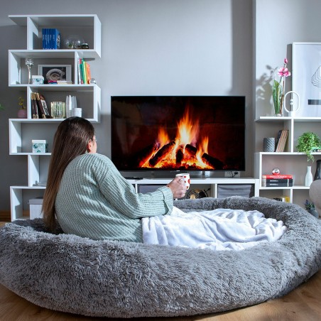 Lit de Chien pour Humains | Human Dog Bed XXL InnovaGoods Grey