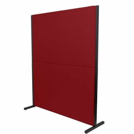 Folding screen Piqueras y Crespo Valdeganga Black Maroon (Refurbished