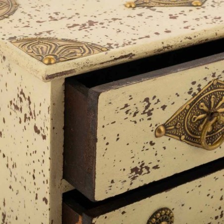 Jewelry box Alexandra House Living Cream Mango wood 10 x 19 x 24 cm 5