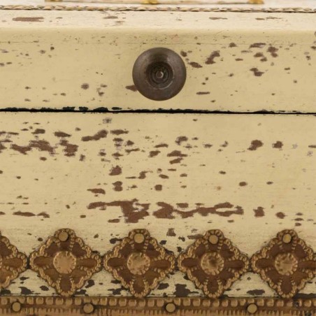 Box-Schmuckkästchen Alexandra House Living Creme Mango-Holz 18 x 9 x