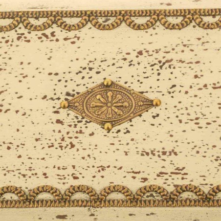 Boîte à bijoux Alexandra House Living Crème Bois de manguier 18 x 9