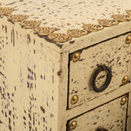 Boîte à bijoux Alexandra House Living Crème Bois de manguier 10 x 1