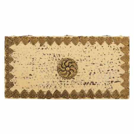 Caja-Joyero Alexandra House Living Crema Madera de mango 10 x 16 x 20