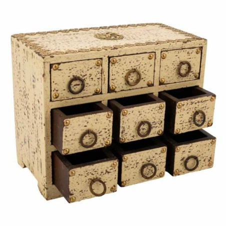 Caja-Joyero Alexandra House Living Crema Madera de mango 10 x 16 x 20