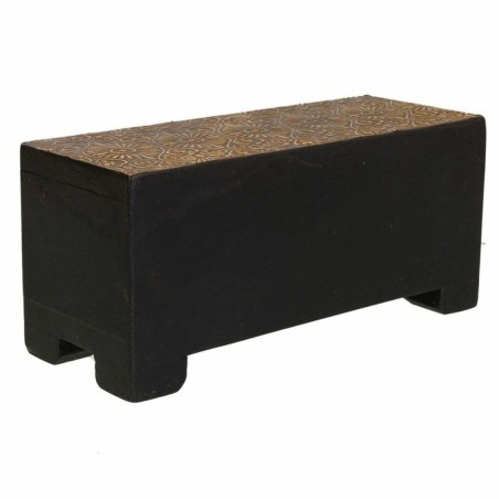 Scatola-Portagioie Alexandra House Living Marrone scuro Ottone Pittura
