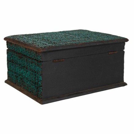 Box-Schmuckkästchen Alexandra House Living türkis Farbe Mango-Holz K 2