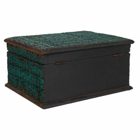 Caja-Joyero Alexandra House Living Turquesa Pintura Madera de mango Re