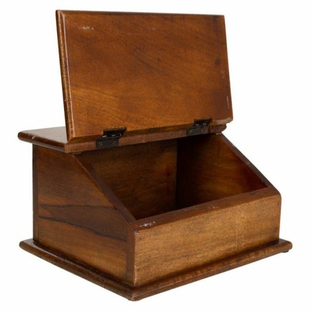 Caja-Joyero Alexandra House Living Marrón oscuro Latón Madera de man