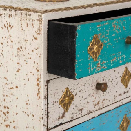 Jewelry box Alexandra House Living Brass Mango wood MDF Wood 15 x 28 x