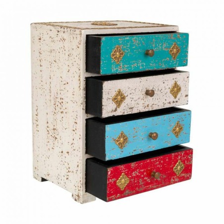 Caja-Joyero Alexandra House Living Latón Madera de mango Madera MDF 1