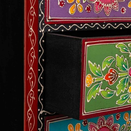 Jewelry box Alexandra House Living Paint MDF Wood 11 x 28 x 19 cm 3 dr