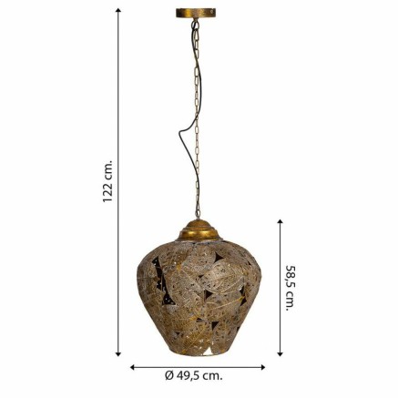 Plafondlamp Alexandra House Living Gouden 2