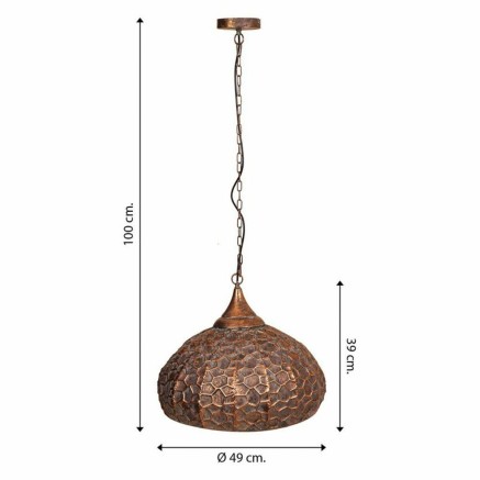Plafondlamp Alexandra House Living Gouden 2