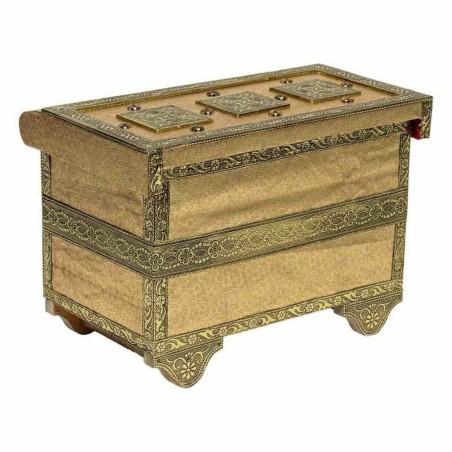Boîte à bijoux Alexandra House Living Doré Aluminium Bois MDF 17 x