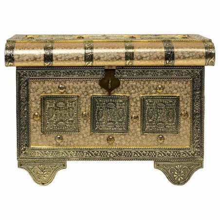 Boîte à bijoux Alexandra House Living Doré Aluminium Bois MDF 17 x