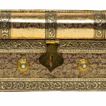 Boîte à bijoux Alexandra House Living Doré Aluminium Bois MDF 14 x
