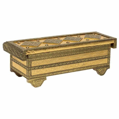 Scatola-Portagioie Alexandra House Living Dorato Alluminio Legno MDF 1
