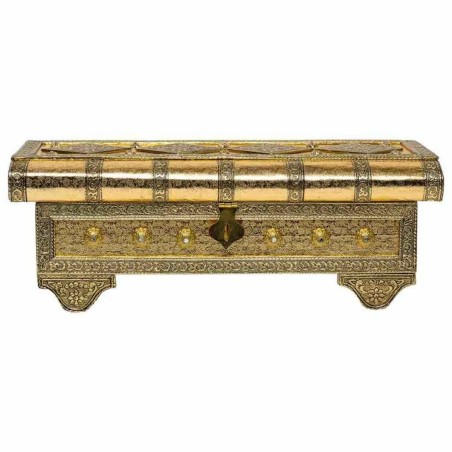 Scatola-Portagioie Alexandra House Living Dorato Alluminio Legno MDF 1