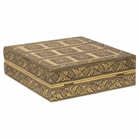 Scatola-Portagioie Alexandra House Living Dorato Alluminio Legno MDF 1