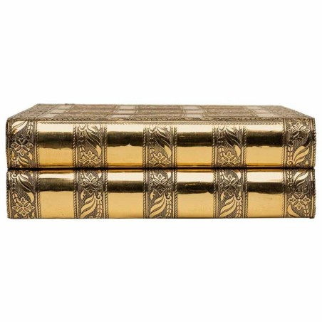 Boîte à bijoux Alexandra House Living Doré Aluminium Bois MDF 15 x