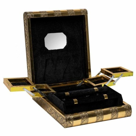 Box-Schmuckkästchen Alexandra House Living Gold Aluminium Holz MDF 15