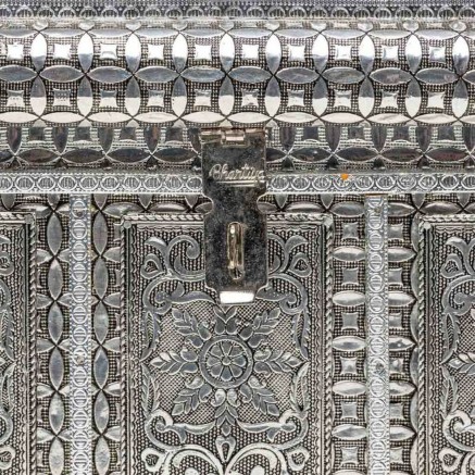 Box-Schmuckkästchen Alexandra House Living Silberfarben Aluminium Hol 2