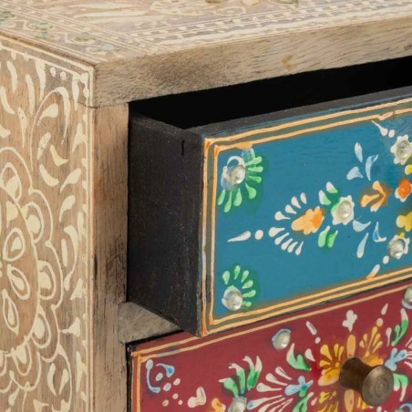 Caja-Joyero Alexandra House Living Multicolor Natural Madera de mango