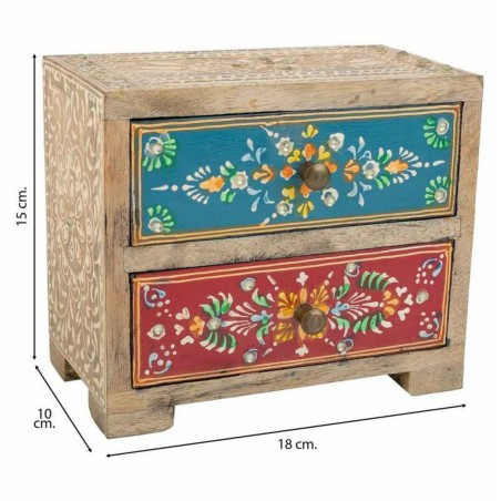 Box-Schmuckkästchen Alexandra House Living Bunt natürlich Mango-Holz