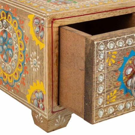 Jewelry box Alexandra House Living Multicolour Natural Mango wood MDF