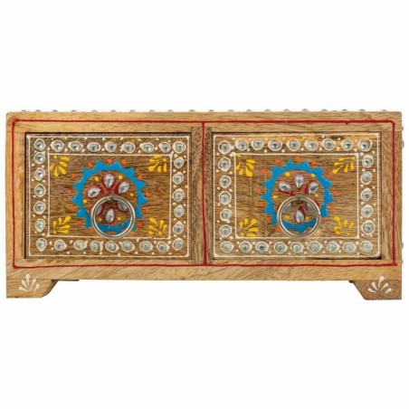 Caja-Joyero Alexandra House Living Multicolor Natural Madera de mango