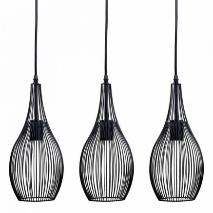 Plafondlamp Alexandra House Living Zwart 2