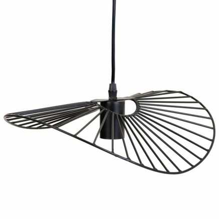 Lámpara de Techo Alexandra House Living Negro 2