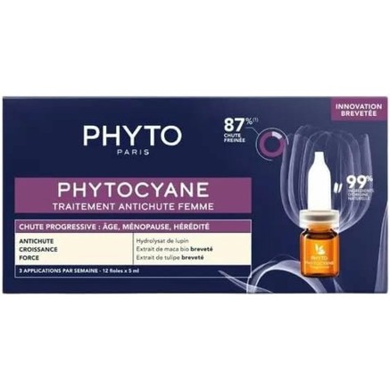 Assortiment pour cheveux Phyto Paris Phytocyane Tratamiento Anticaída