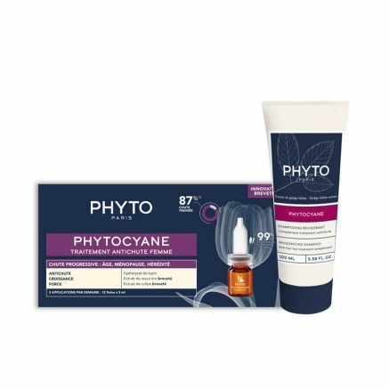 Hair Dressing Set Phyto Paris Phytocyane Tratamiento Anticaída Progre