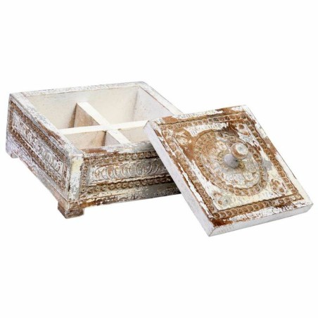 Box-Schmuckkästchen Alexandra House Living Blau Grau Mango-Holz 19 x