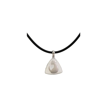 Colgante Mujer Pet Zen 15 X 16 MM Plateado 2
